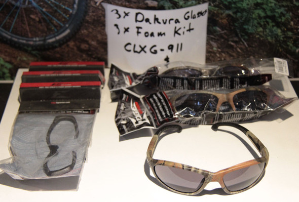 Clearance Lot: Edge Dakura Camo Safety Glasses + Foam Gaskets x 3