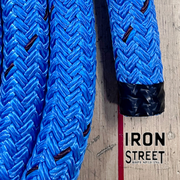 Large diameter arborist rope requires more time and strength to splice by hand.