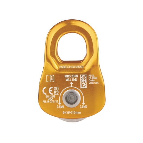 Picture of Petzl mobile pulley ratings