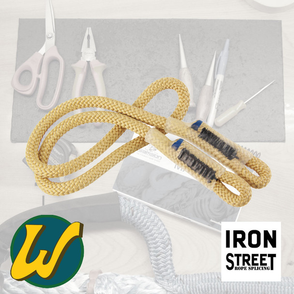 Picture of custom prusik lanyard