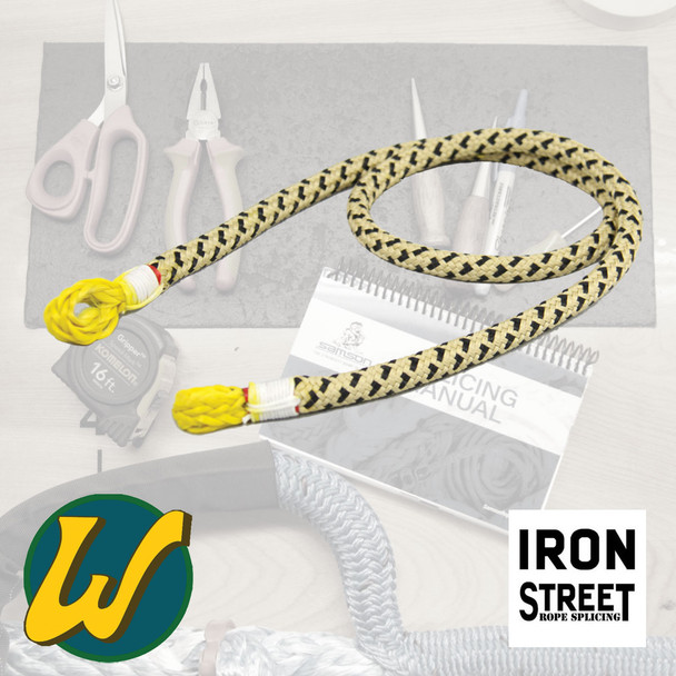 Picture of hand-spliced climbing prusik
