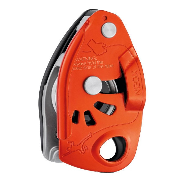 Petzl Neox Belay Device with Cam-Assisted Blocking