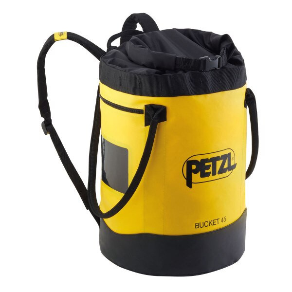 petzl bucket rope bag yellow