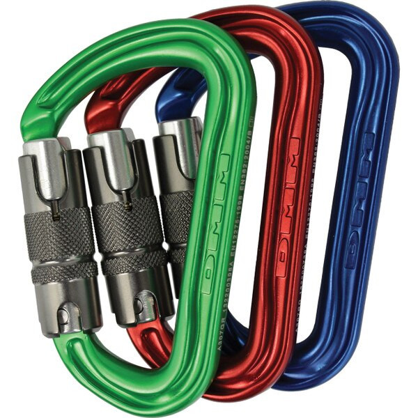 DMM Shadow Locksafe Carabiner 3-color Pack
