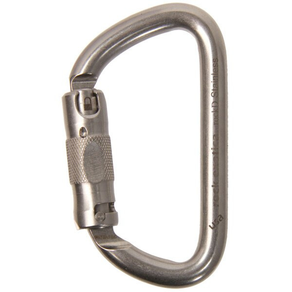 RockD Stainless Auto-lock Carabiner for sale at WesSpur.com