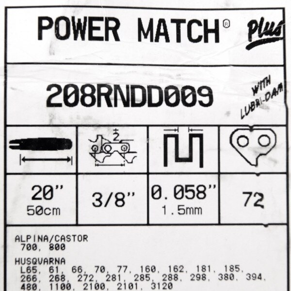 PowerCut Guide Bar - 20", Crosby DL, 3/8" Pitch, .058" Gauge - Husky for sale at WesSpur.com