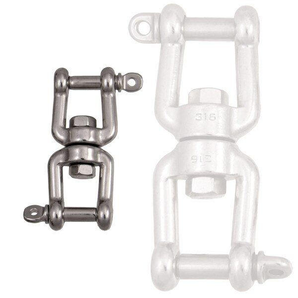 5/16" Stainless Swivel Shackle for sale at WesSpur.com