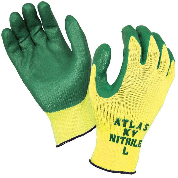 Showa Atlas Cut-Resistant Nitrile-Palm Work Gloves