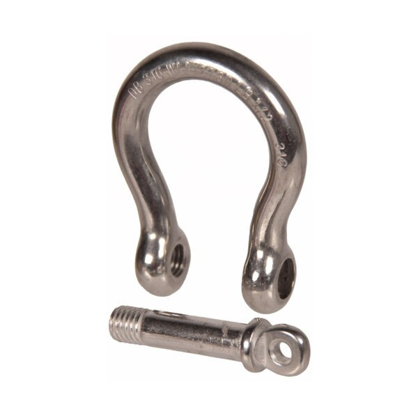1/2" Stainless Shackle for sale at WesSpur.com