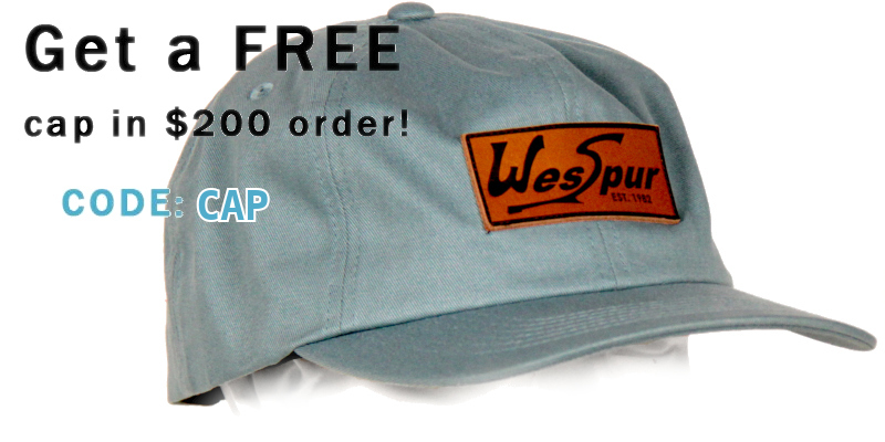 picture of free cap available in 200 order at WEsSpur.com