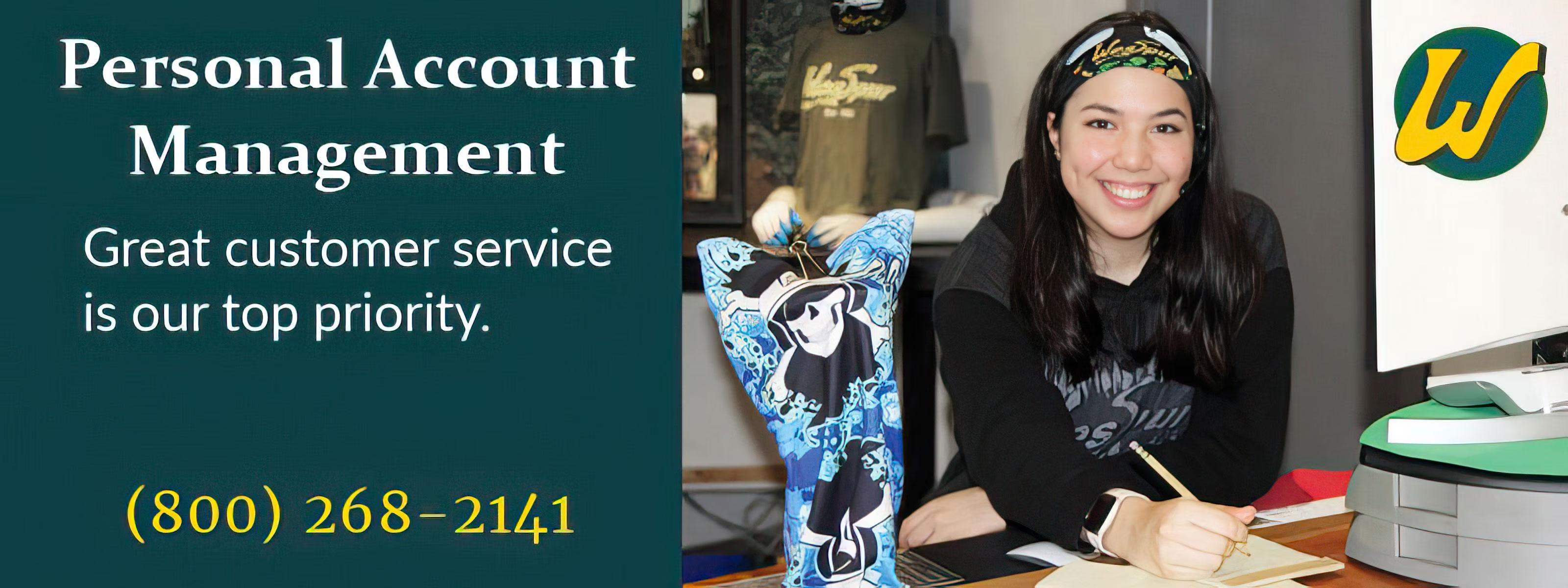 wesspur customer service banner