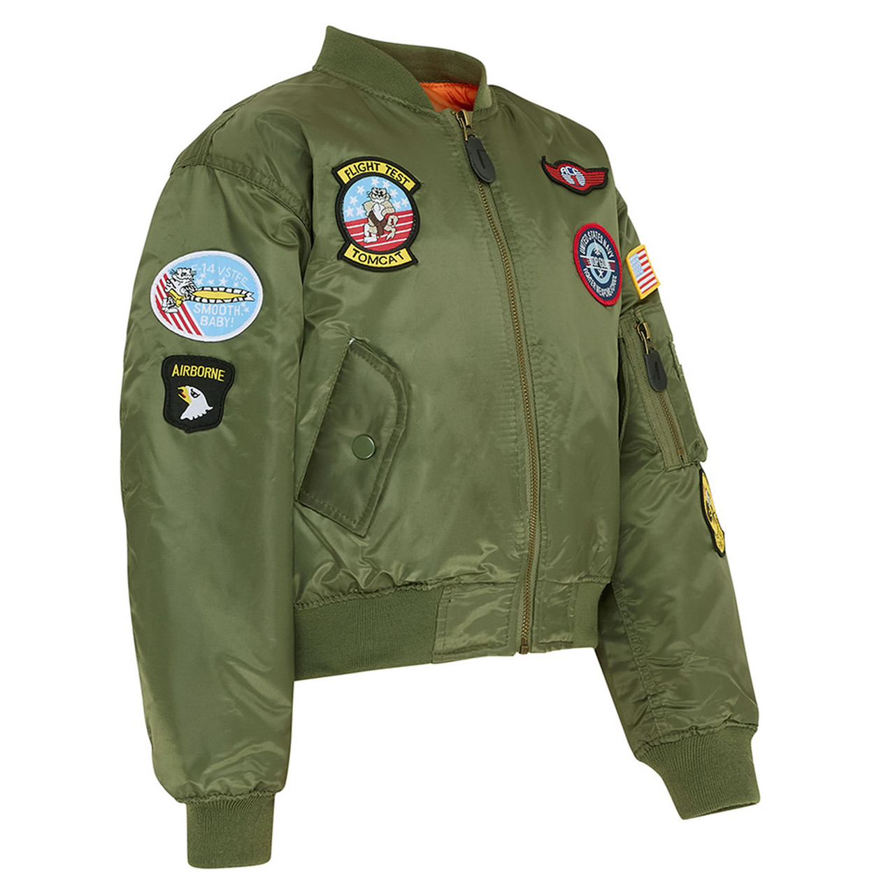 Kombat UK Kids MA1 Flight Jacket Olive