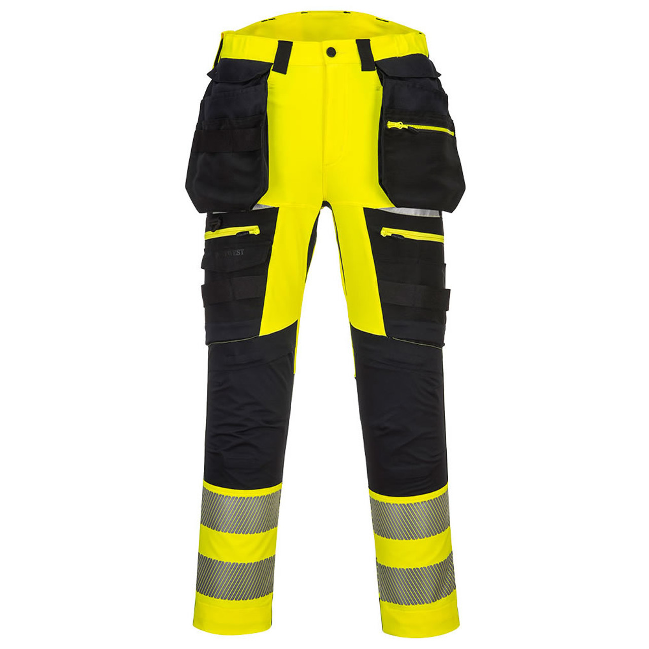 S781YERXXL Portwest | Portwest S781 Yellow Flame Retardant Hi Vis Work  Trousers | 261-1372 | RS Components