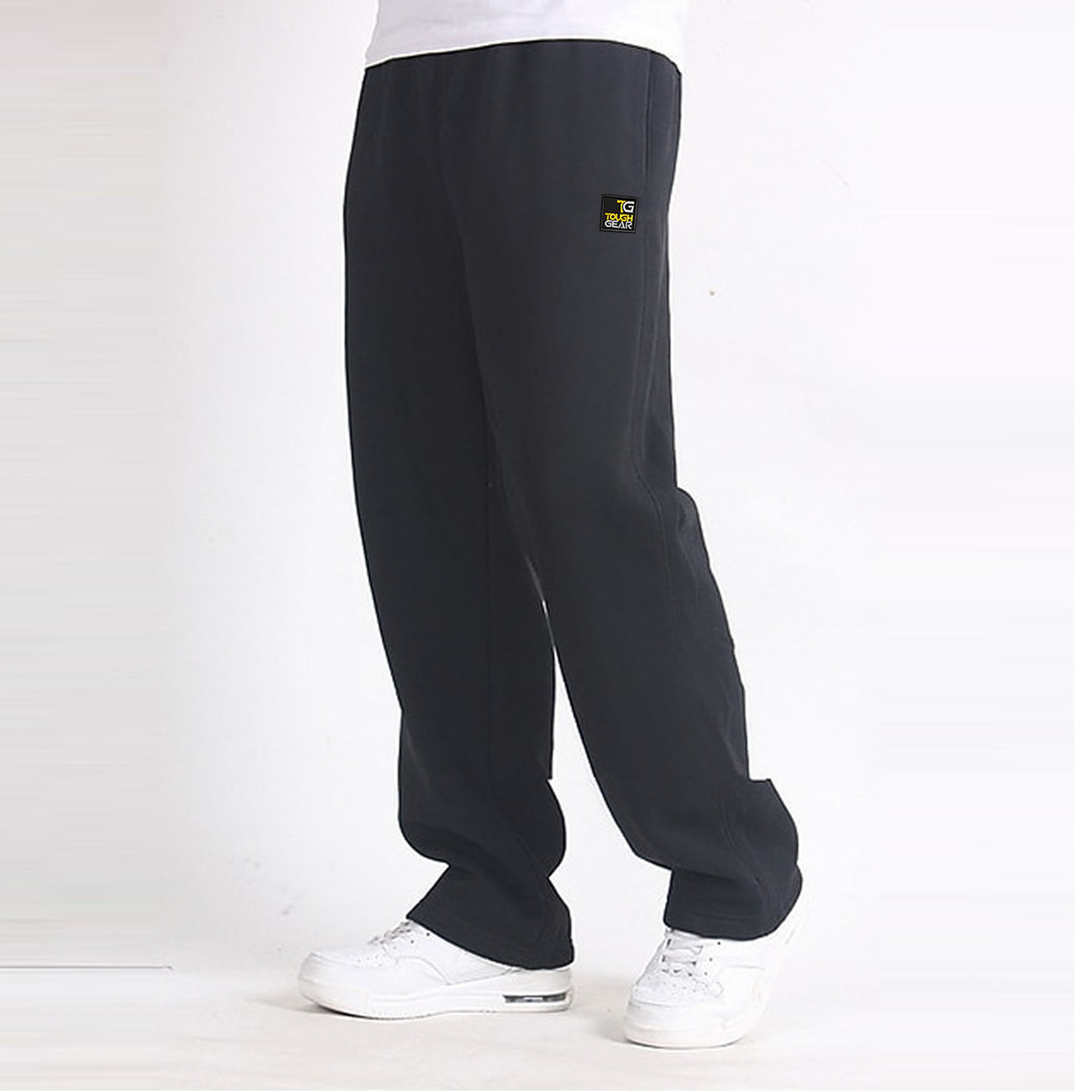 Zipped clearance jogging bottoms