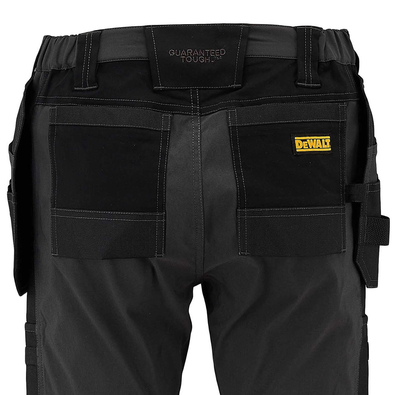 Dewalt Pritchard Pro Stretch Trouser with Elasticated Hem Grey/Black