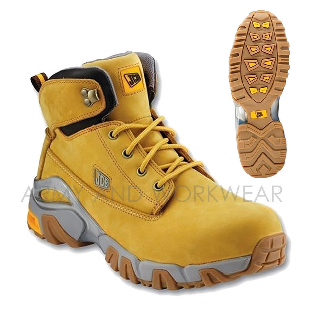 steel toe and midsole boots