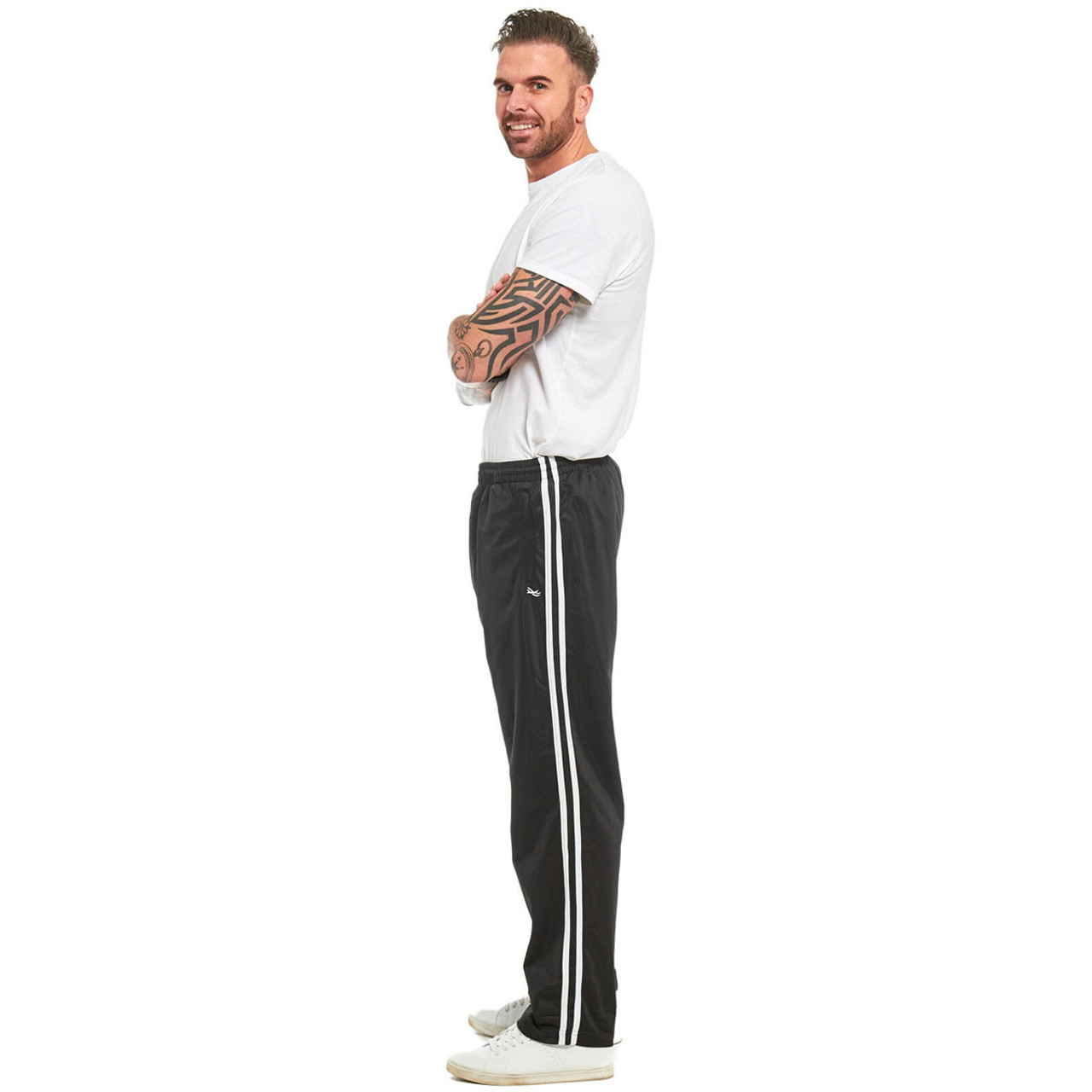 Double stripe hot sale track pants