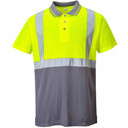 S479 Portwest Two-Tone Polo Yellow/Grey