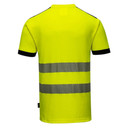 Portwest PW3 Hi-Vis T-Shirt Short Sleeve Yellow/Black