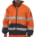 Beeswift Europa Hi Viz Bomber Jacket  Orange