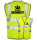 Security SIA Approved HV Safety Vest