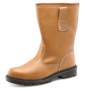 Beeswift Full Safety Rigger Boot Fur Lined Tan