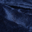 Plush Fleece Gown Shawl Collar One Size