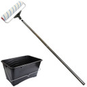 Puma 12" Paint Roller Floor Painting Kit with 15L Skuttle With Extension Pole 0.95m