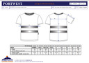 Portwest Hi-Vis Cotton Comfort T-Shirt Short Sleeve