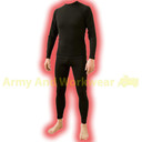adults thermal black long john and full sleeve top