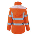 Supertouch Ladies Hi Vis Orange Kamela Padded Jacket