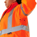 Supertouch Ladies Hi Vis Orange Kamela Padded Jacket