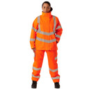 Supertouch Ladies Hi Vis Orange Sophia Lightweight Jacket