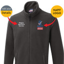 NAPIT Embroidered Personalised Logo Full Zip Fleece
