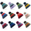 Beechfield Corkscrew Pom Pom Beanie	