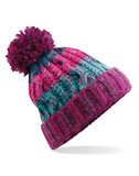 Beechfield Corkscrew Pom Pom Beanie	