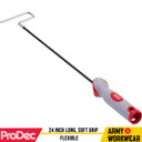 ProDec Advance 24 inch Long Soft Grip Flexible Mini Paint Roller Frame