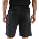 Beeswift Work Cargo Pocket Combat Shorts in Black