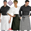  Details about  Half / Waist Apron Mens/Ladies Professional Catering Clubber Waiters,Chefs,Cooks 