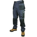 Work Trouser Tuff Multi Pocket Trade Extreme Pro Pants Triple Stitched Workwear