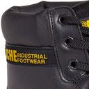 collar  Details about  Apache Mens Black Leather S3 Safety Work Boots Steel Toe Cap & Midsole Anti-stat 