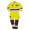 Portwest Hi-Vis Coverall TX55 Yellow/Navy