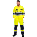 Portwest Hi-Vis Coverall TX55 Yellow/Navy