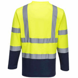 Portwest Two-Tone Long Sleeved Cotton Comfort T-Shirt