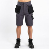 Ironside Madrid Work Shorts Grey/Black