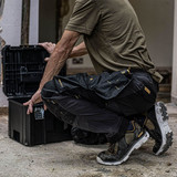 Dewalt Memphis Regular Fit Stretch Trouser Grey/Black