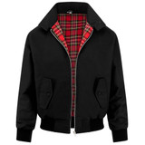 Classic British Harrington Jacket Black