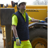Supertouch Reversible Fleece Lined Bodywarmer Yellow