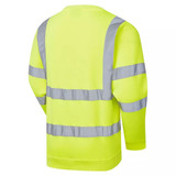 Supertouch Hi Vis Crew Neck Sweatshirt Yellow 56841-7