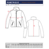 Portwest Argyll Heavy Fleece F400